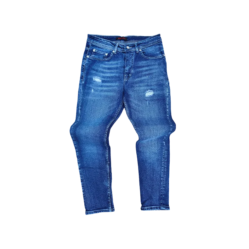 Prada - Distressed Blue Jeans (Triangle Logo)