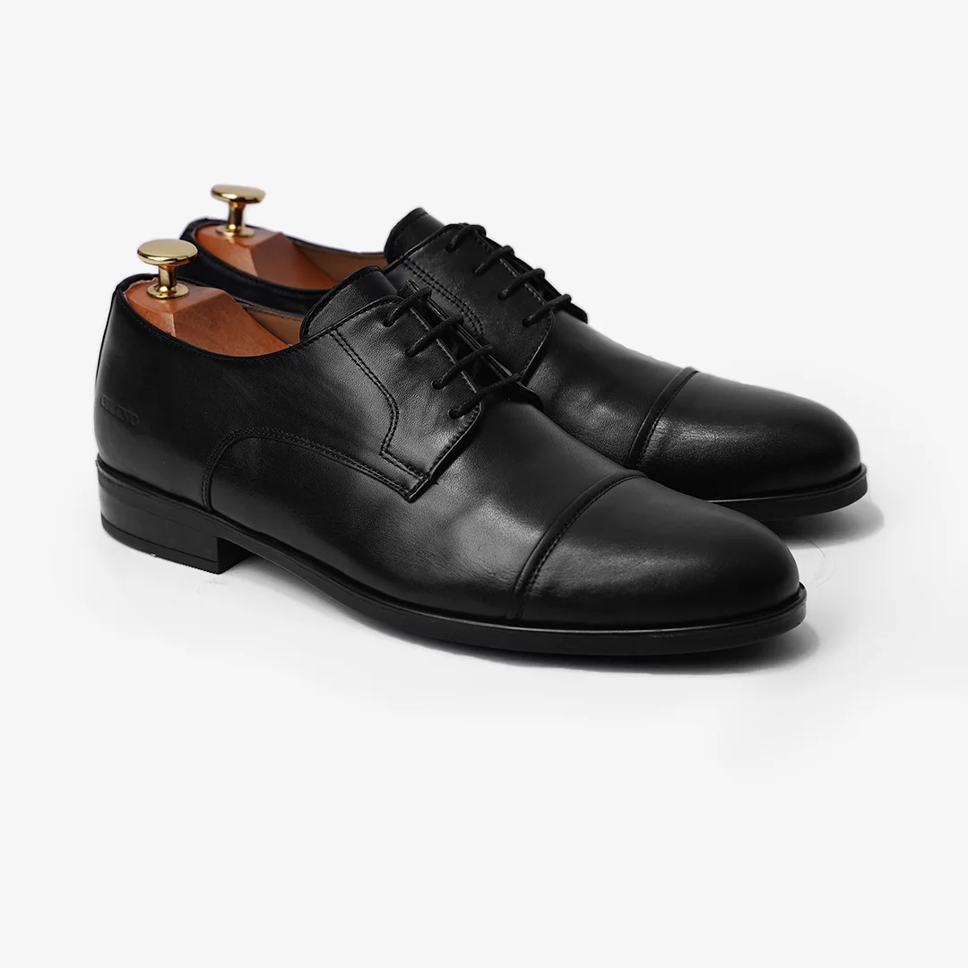 LORIS en Cuir, Noir, semelle noire -CL207