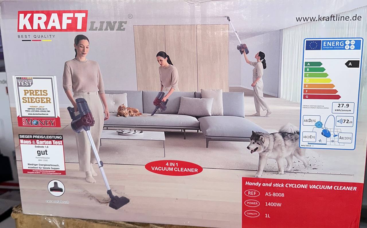 Aspirateur Kraft line 4 en 1