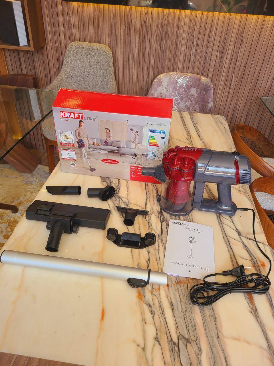Aspirateur Kraft line 4 en 1