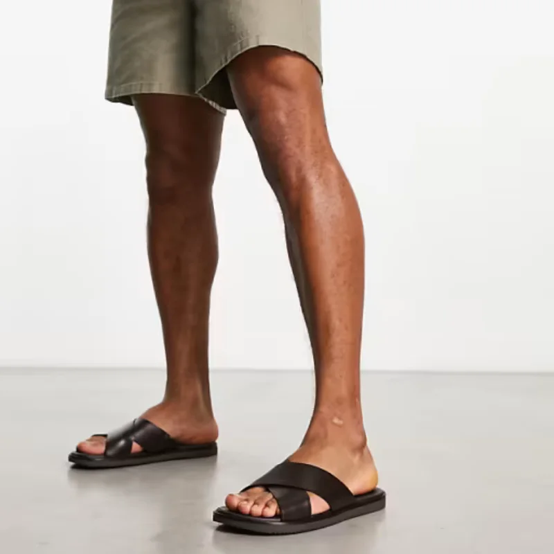 Sandales croisées PR