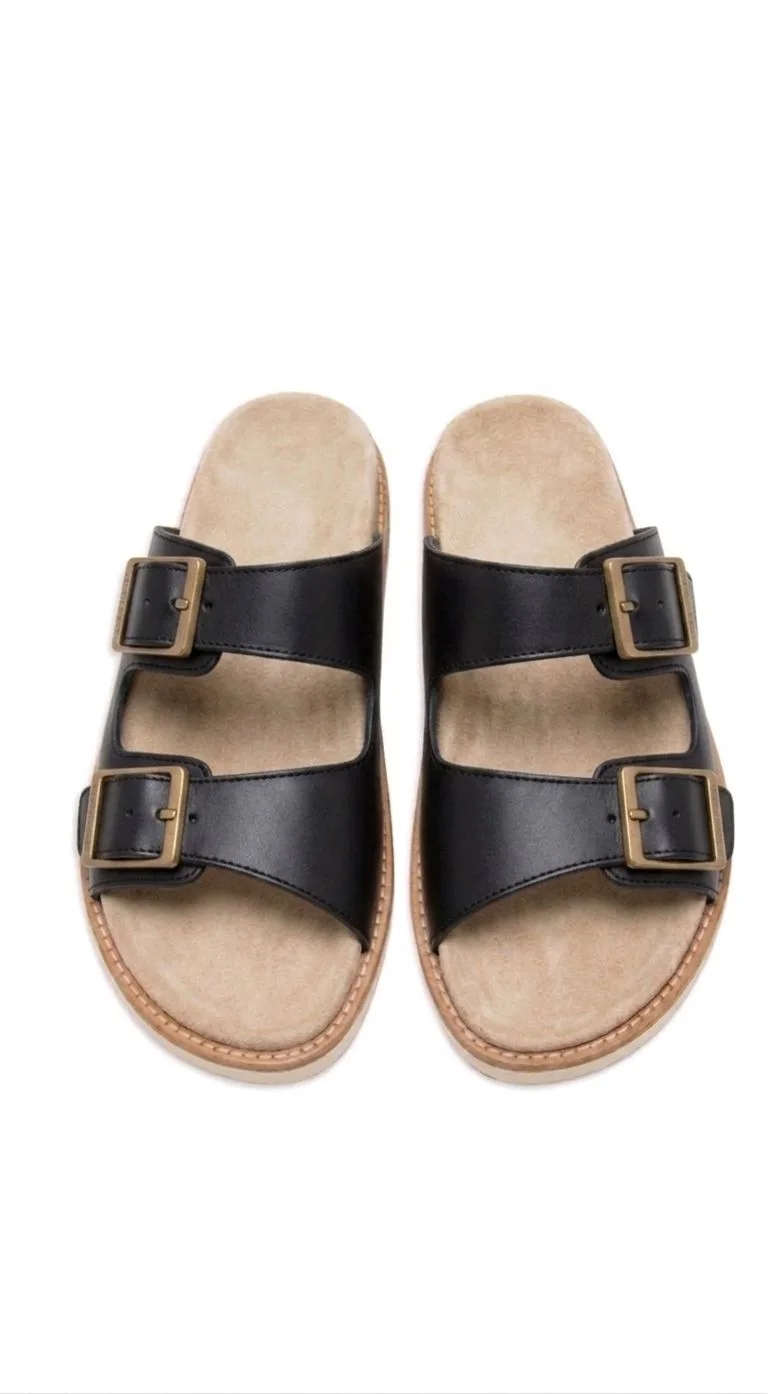 Sandale Boucle R Cuir
