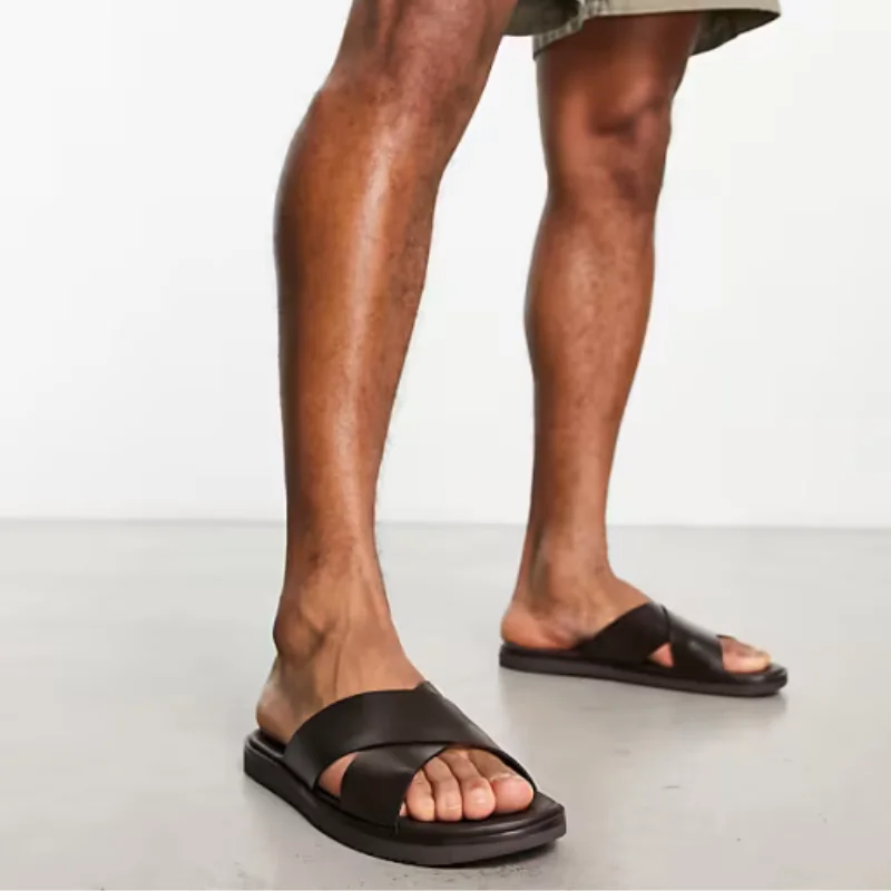 Sandales croisées PR