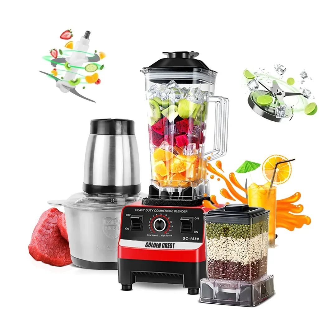 طقم خلاط ومفرمة اللحم من جولدن كريست