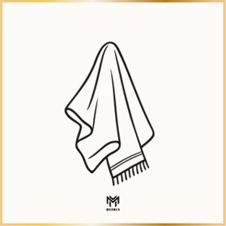 les serviettes de bain et les peignoirs