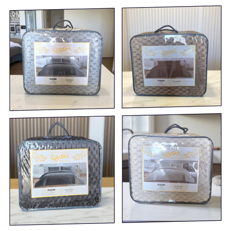 LA LIVRAISON : Casa 20 DH | Hors Casa 35 DH – Couvre-lit d’hiver élégant avec housses assorties