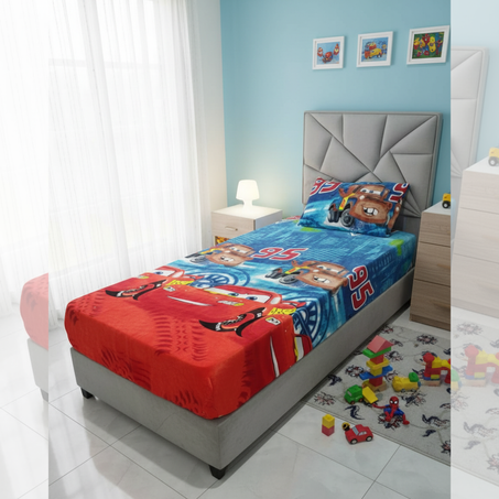 Drap Housse Élastique Enfant – 4 Designs Colorés & Doux Cachemire | 190×90 cm