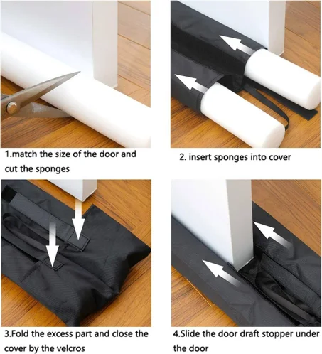 مانع تسرب الهواء والغبار أسفل الباب