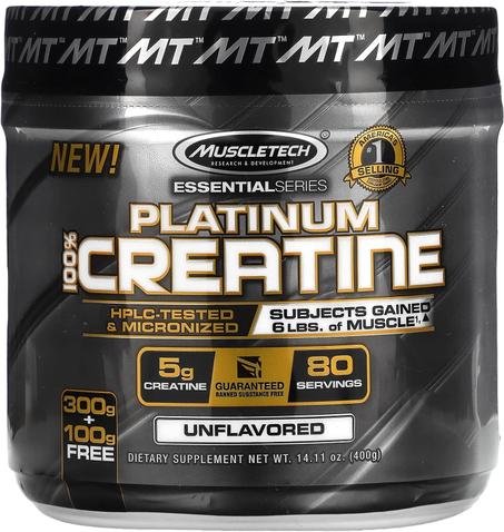 CREATINE PLATINUM MUSCLETECH 400G