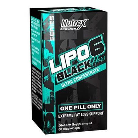 LIPO 6 BLACK HERS NUTREX 60 CAPS