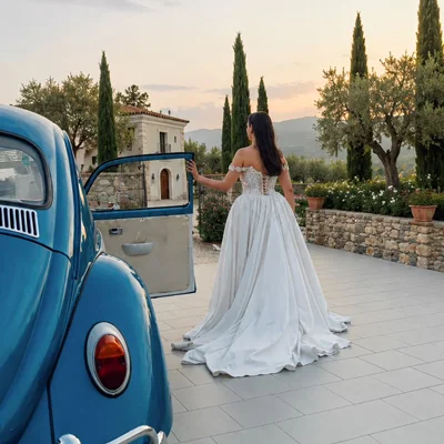 Satin Princess Gown