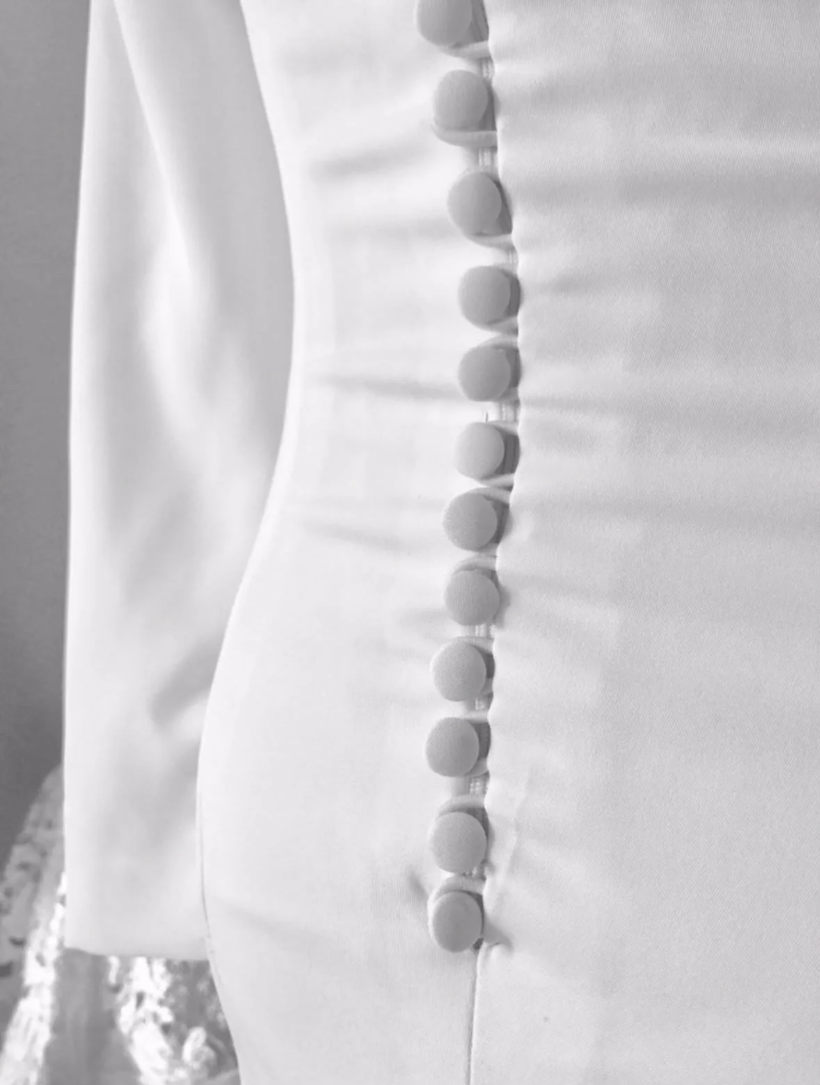 Long-Sleeve Mermaid Bridal Gown
