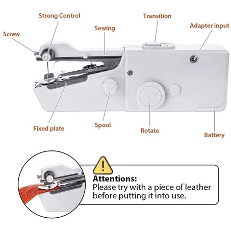 Handy Stitch Mini Sewing Machine, Portable, Handheld