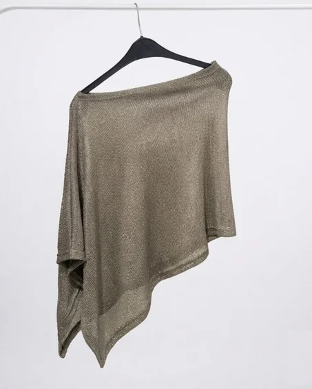 Poncho vert olive