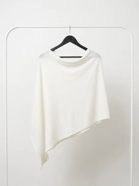Poncho Blanc