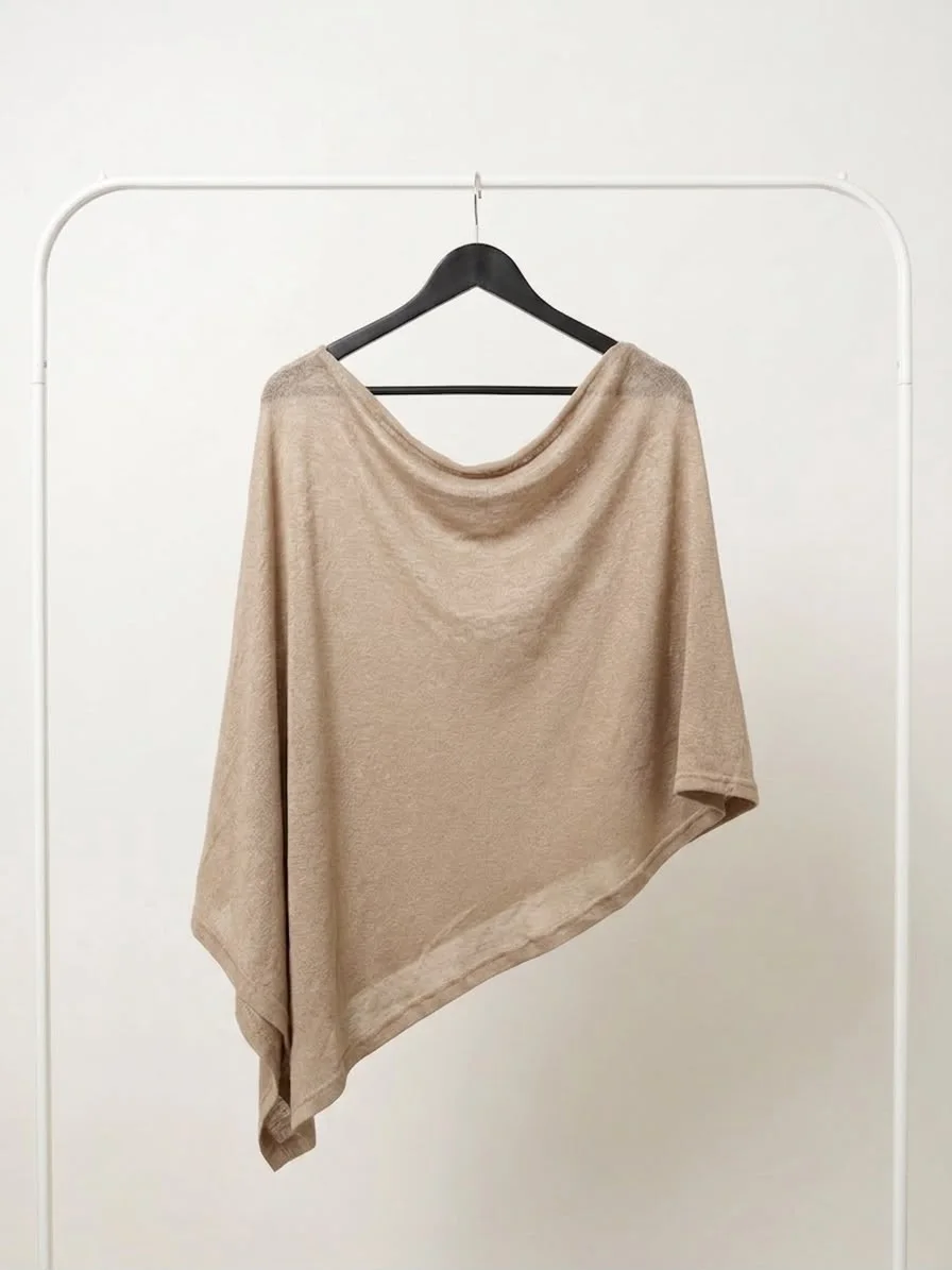Poncho Moka Clair