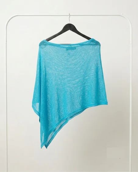 Poncho Turquoise
