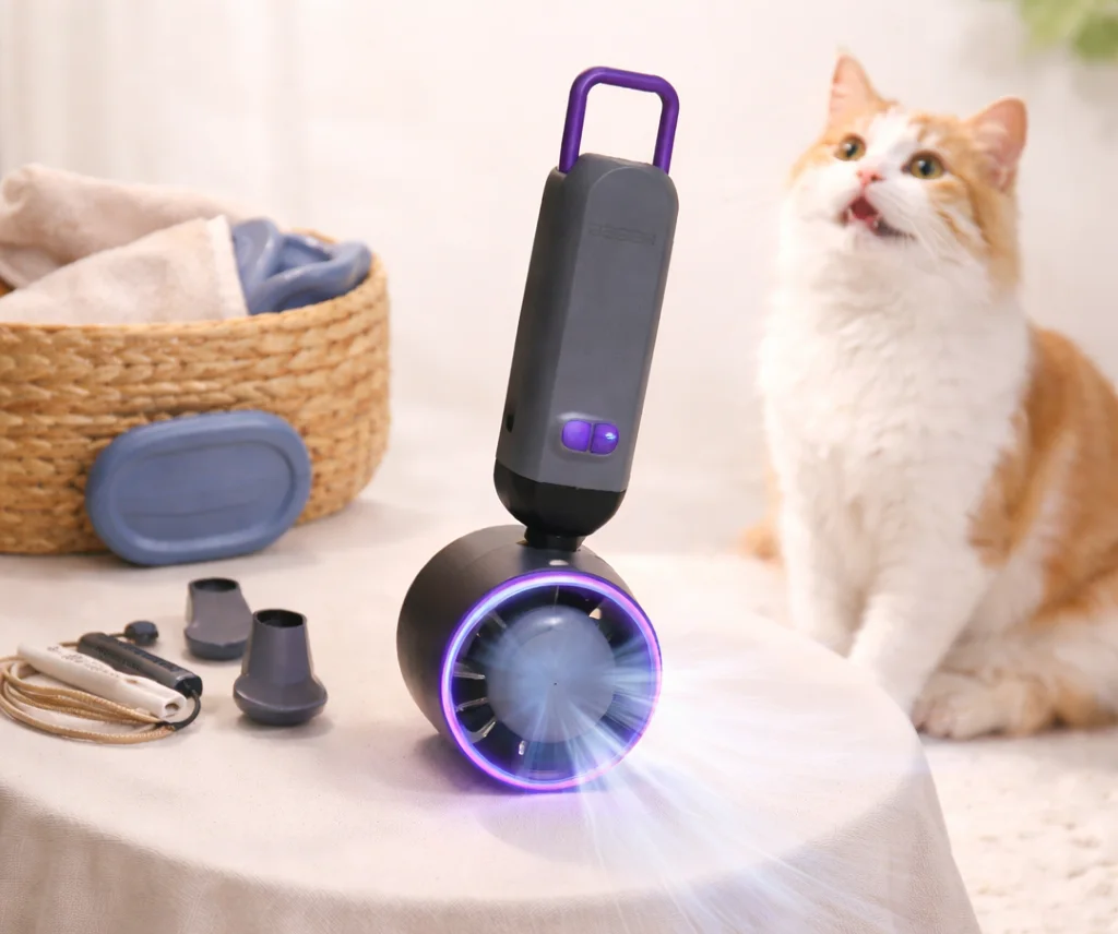 HappyMeow AquaBreeze™ – Portable Cat Cooling Fan