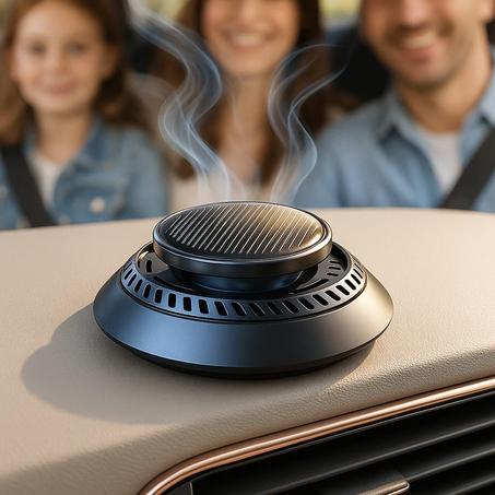 معطر سيارة ذكي يعمل بالطاقة الشمسية