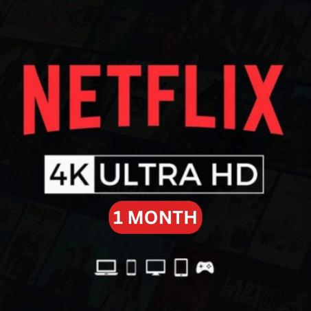 Account NETFLIX 4K UHD Premium 1 Month
