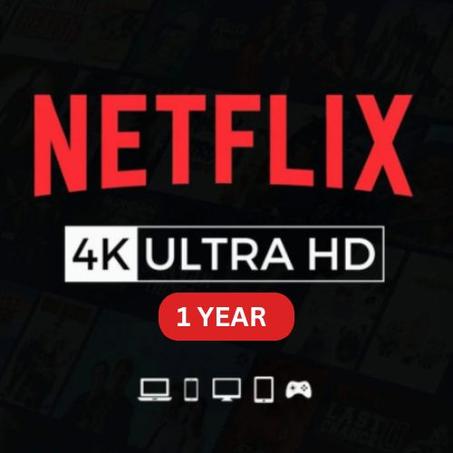 Account NETFLIX 4K UHD Premium 12 Months