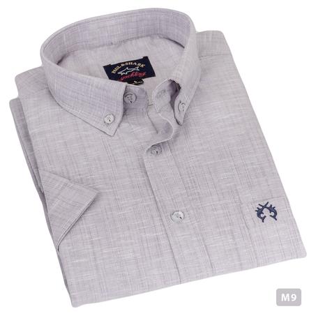 قميص كتان نص كم -M15