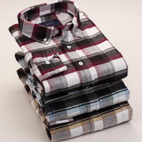 قميص جوخ شتوي كاروهات - ST85