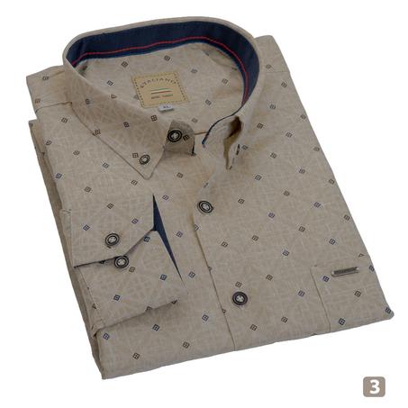 قميص كتان قصة كلاسيك كود-215