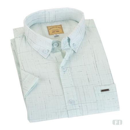 قميص رجالي نص كم قطن -VT909