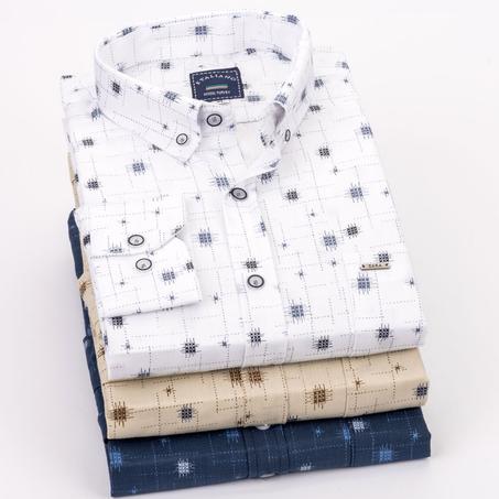 قميص هاواي قطني كم كامل - 175