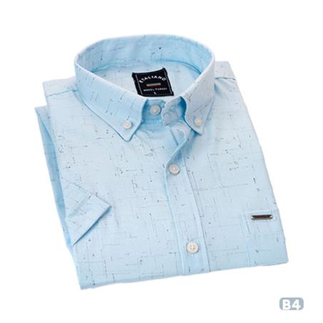 قميص رجالي نصم كم قطن من نوفا-K209