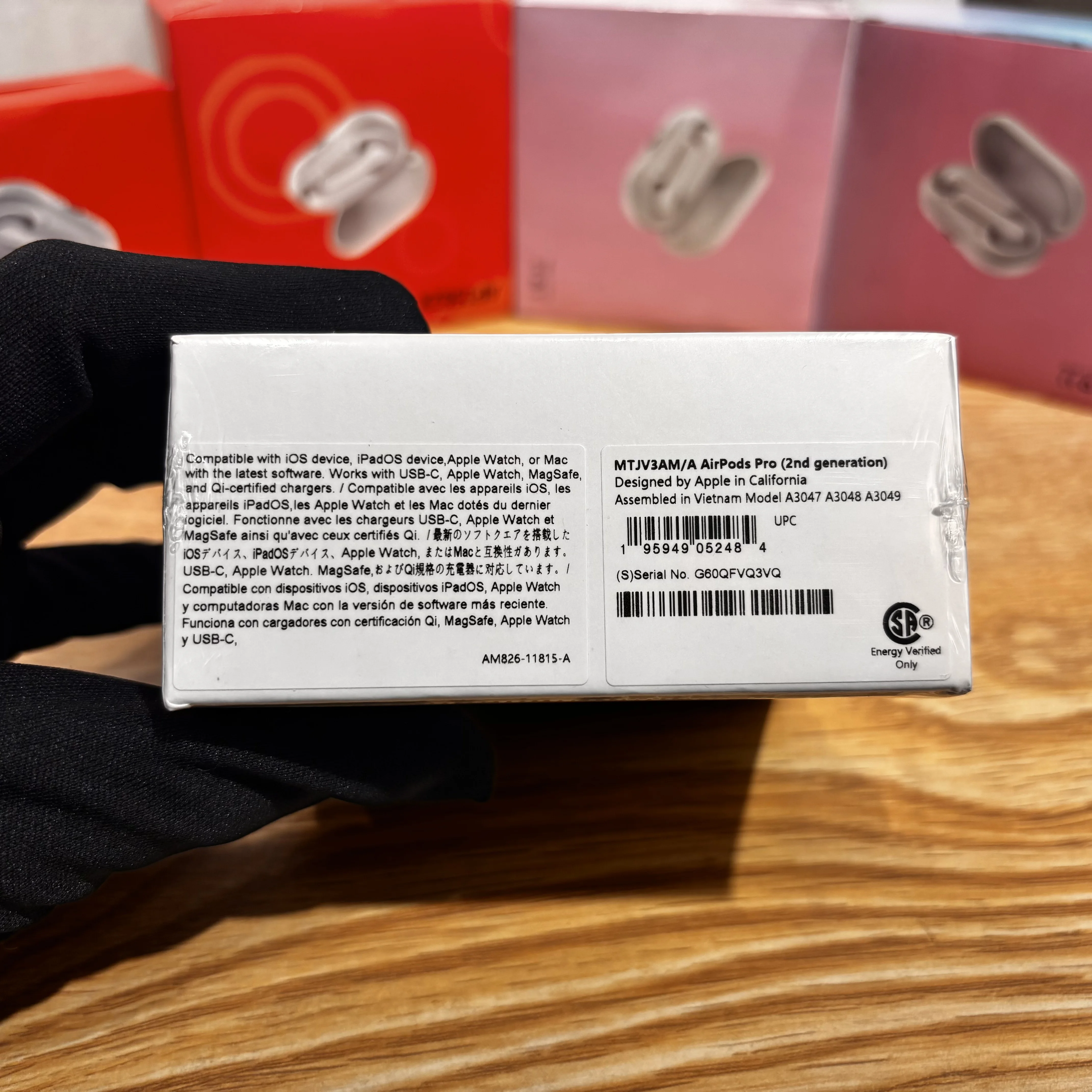 USA and EU Wholesale Noise Cancelling air Earphone Pods Pro 2 Pods 3 ANC Wireless Headphones with logo Vaild Serial Number