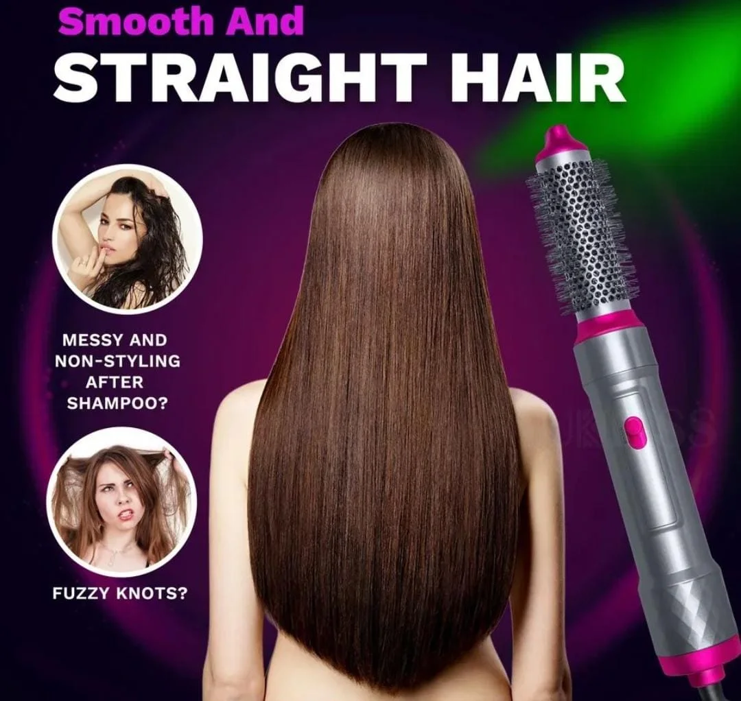 hot Air Styler 5in 1 الأصلي💯 غتهناي من صالونات التجميل لتسريح وتصفيف شعرك بأقل تكلفة و فأسرع وقت ...