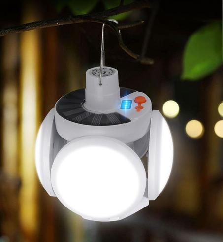 مصباح الكرة المحمول بالطاقة الشمسية