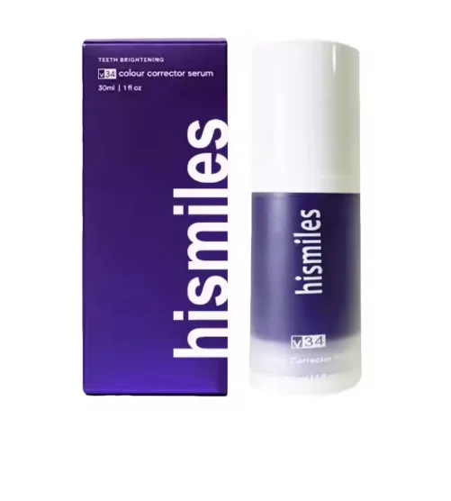 معجون الأسنان الأرجواني المبيض V34