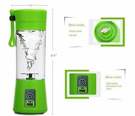 خلاط رياضي محمول ببطاريه قابله للشحن‎+مصاريف الشحن مجانا والدفع عند الاستلام