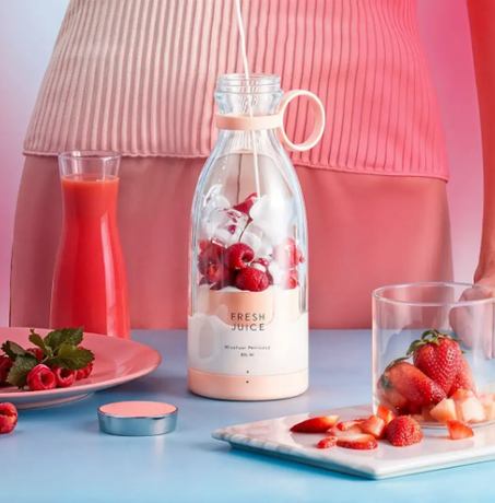 الخلاط الكهربائي المحمول العجيب – عصير طازج في ثوانٍ أينما كنت