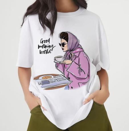 T-shirts Good morning world