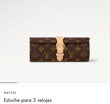 ESTUCHE 3 RELOJES LV