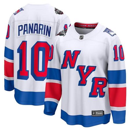 New York Rangers #10 Artemi Panarin White 2024 Stadium Series Stitched Jersey