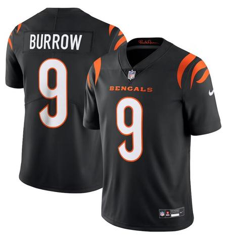 Cincinnati Bengals #9 Joe Burrow Stitched Jersey