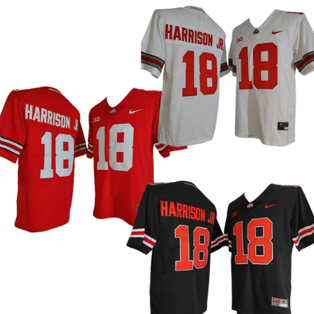 Ohio State Buckeyes #18 Marvin Harrison Jr 2024 Stitched Jersey