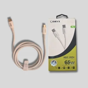 كابل شحن سريع جداً (65W) Type-C أصلي من ORYX