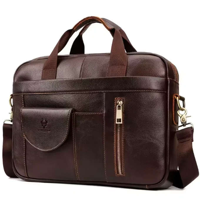 Sac à bandoulière amovible en cuir véritable – luxe et praticité au quotidien