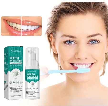 Dentifrice Mousse pour éliminer le calcaire, blanchiment des dents