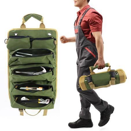 Functional roll-type hardware tool bag car hardware tool collection Na Bao