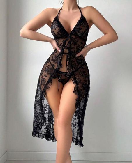 nuisette bonheur avec string