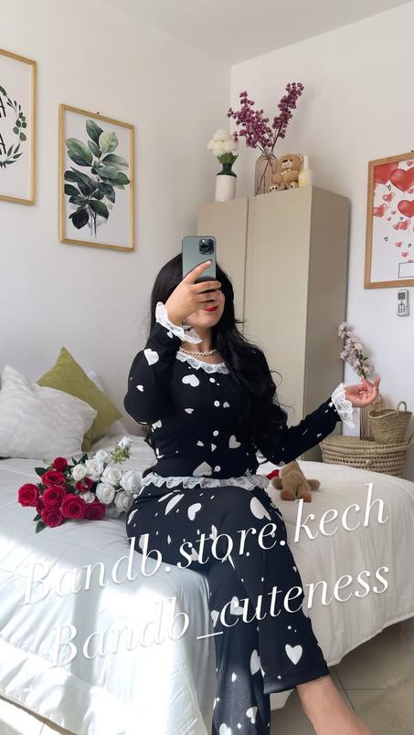 بيجامة  القلوب