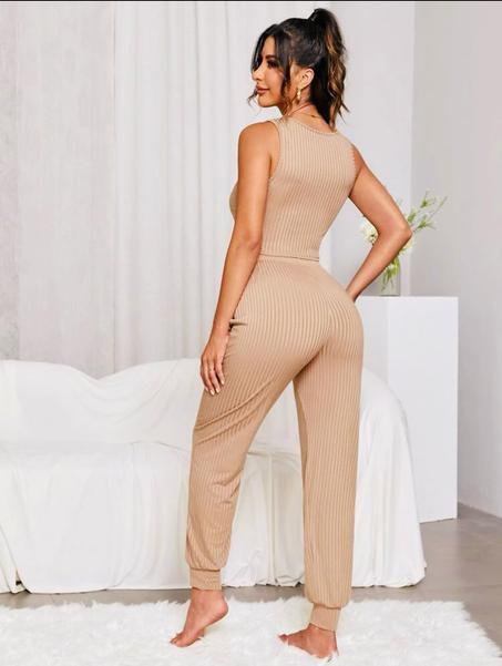 بيجامة صيفية مريحة من القطن