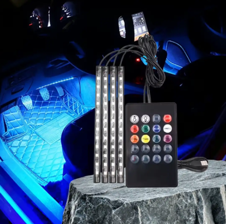 إضاءة LED داخلية للسيارة بتحكم عن بعد